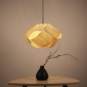 Modern Bamboo Entwined Ceiling Light - Staunton and Henry