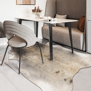 Premium Grey and Cream Faux Cowhide Rug - Staunton and Henry