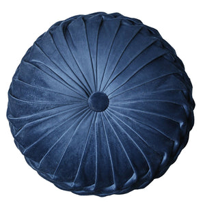 Round Pleated Vintage Style Cushion - Staunton and Henry