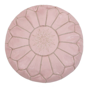 Moroccan Leather Pouf - Staunton and Henry