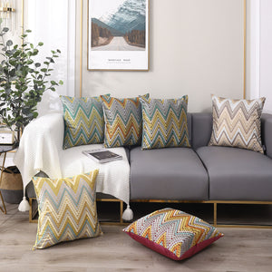 Chevron Pattern Throw Cushions - Staunton and Henry