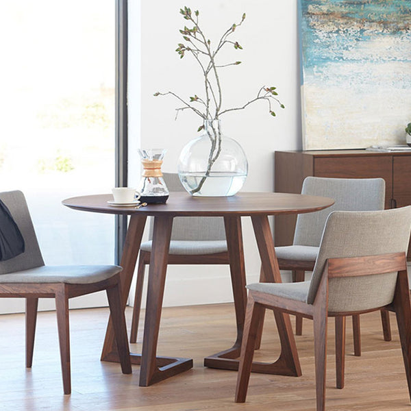 Ash Wood Round Dining Table - Staunton and Henry
