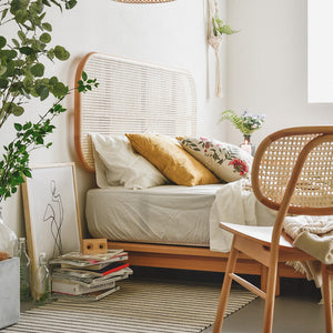 Laura Rattan Cane Bedhead - Staunton and Henry