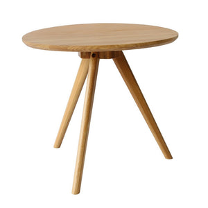 Oak Wood Tripod Side Table - Staunton and Henry
