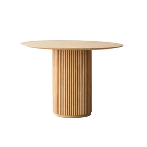 Art Deco Solid Wood Round Dining Table - Staunton and Henry