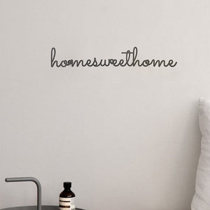 Wonderful Home Sweet Home Sign Metal Wall Art - Staunton and Henry