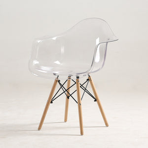Eames DSW Style Clear Chair - Staunton and Henry