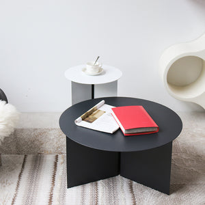 Modern Slimline Round Coffee Table - Staunton and Henry