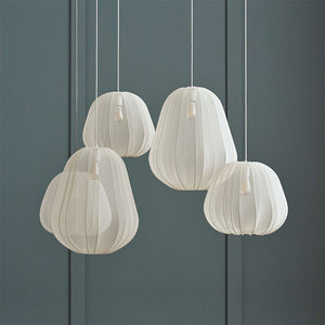 Modern Fabric Lantern Hanging Light - Staunton and Henry