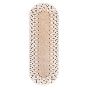 Bea Khaki Wool Runner Rug - Staunton and Henry