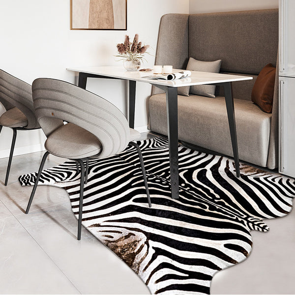 Buy Vegan Zebra Faux Hide Rug at 30% Off Retail – Staunton and Henry