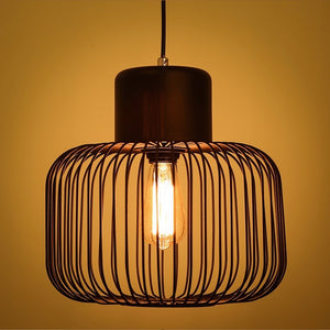 Modern Cage Pendant Light - Staunton and Henry