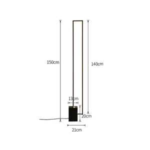Luminaire Black Floor Lamp - Staunton and Henry