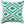 Load image into Gallery viewer, White &amp; Turquoise Mexicola Throw Cushion - Staunton and Henry
