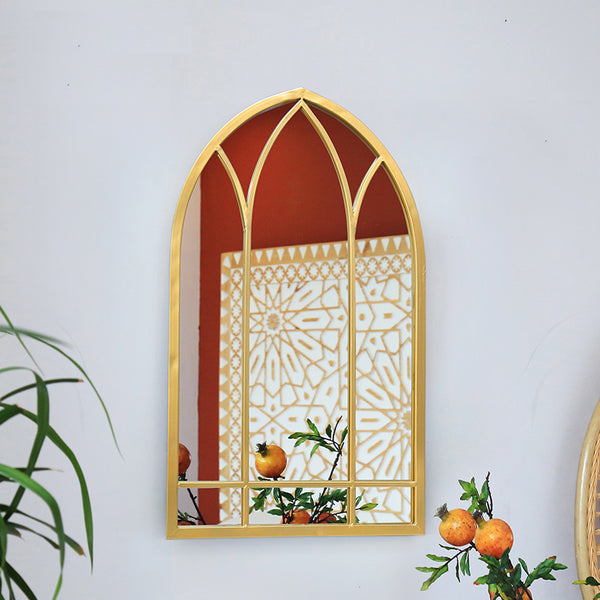 Gothic Arch Window Wall Mirror - Staunton and Henry