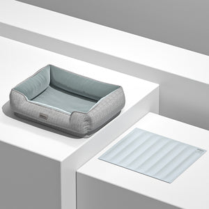 Washable Grey Latex Pet Bed - Staunton and Henry