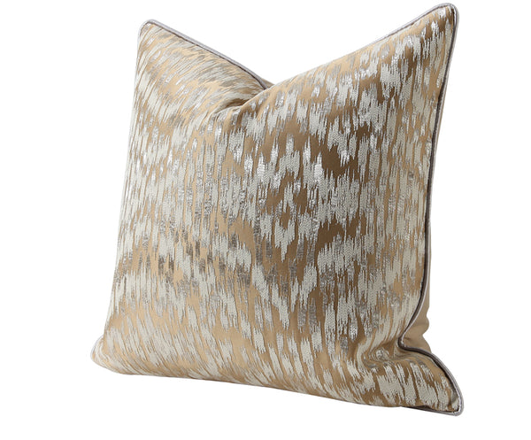 Champagne Gold Viscose Throw Cushion - Staunton and Henry