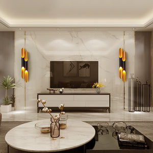 Black and Gold Wall Light - Staunton and Henry