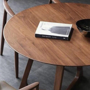 Ash Wood Round Dining Table - Staunton and Henry