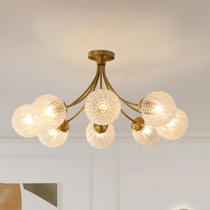 Vintage Style Glass Globes Chandelier - Staunton and Henry