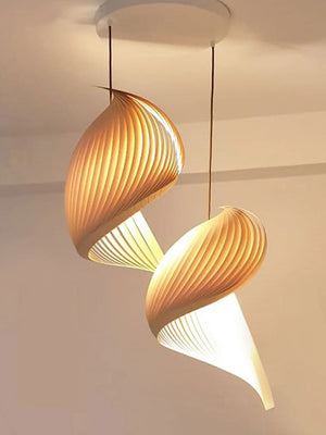 Studio Vayehi Wing Wood Veneer Ceiling Light - Staunton and Henry
