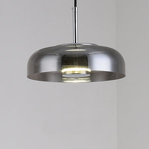 Future Deco Brass and Glass Ceiling Light - Staunton and Henry