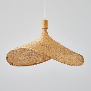 Modern Straw Hat Ceiling Light - Staunton and Henry