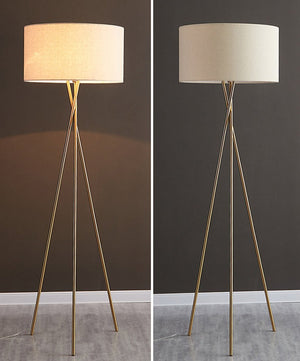 Miro Gold Tripod Floor Lamp - Staunton and Henry