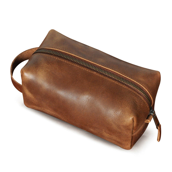 Full Grain Leather Toiletry Bag - Staunton and Henry