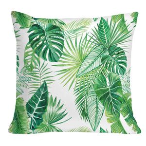 Tropical Green Throw Cushion - Staunton and Henry