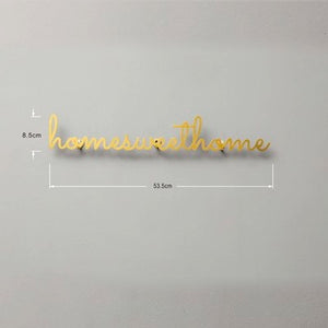 Wonderful Home Sweet Home Sign Metal Wall Art - Staunton and Henry