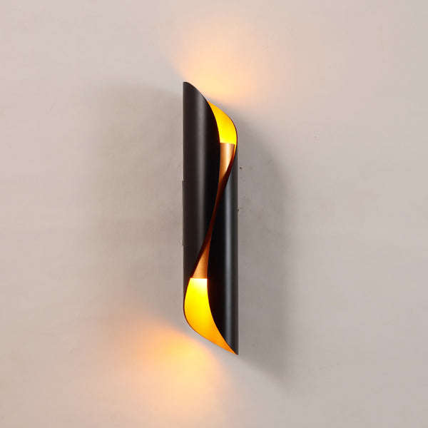 Black and Gold Wall Light - Staunton and Henry