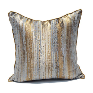 Bronze and Grey Modern Oriental Throw Cushions - Staunton and Henry