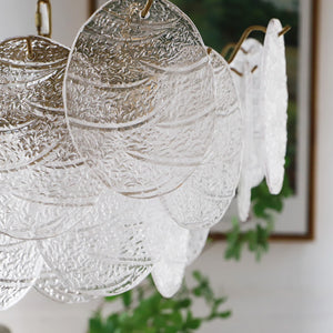 Vintage Glass Petals Chandelier - Staunton and Henry