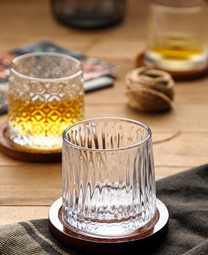 Rotating Whiskey Glass Tumbler (Set of 2) - Staunton and Henry