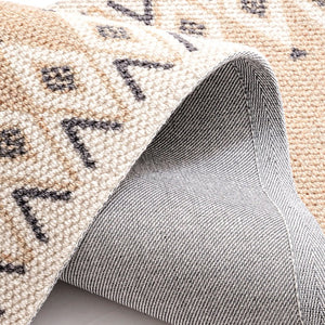 Bea Khaki Wool Runner Rug - Staunton and Henry