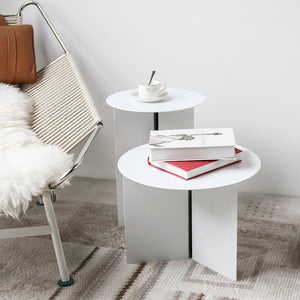 Modern Slimline Round Coffee Table - Staunton and Henry