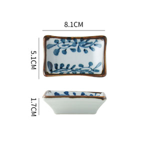 Akari Blue and White Japanese Sauce Dish - Staunton and Henry