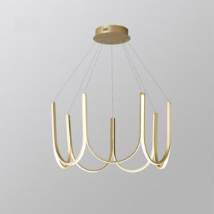 Modern Art Deco U Shape Chandelier - Staunton and Henry