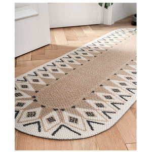 Bea Khaki Wool Runner Rug - Staunton and Henry