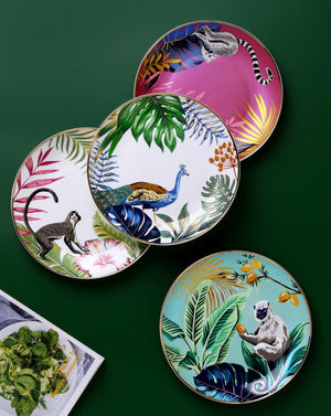 Jungle Safari Dessert and Dinner Plate Set - Staunton and Henry
