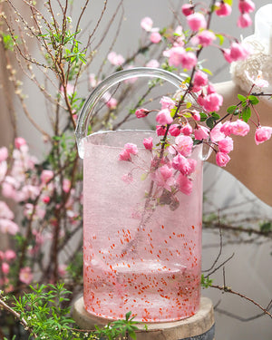 Pink Tote Bag Glass Vase - Staunton and Henry