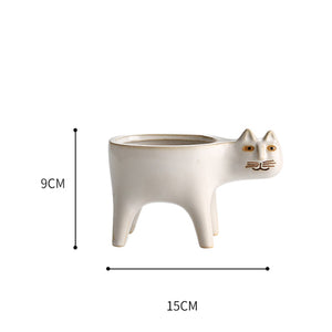 Cute Cat Plant Pot - Staunton and Henry