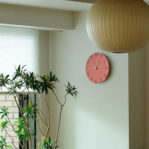 12 inch Concrete Wall Clock with Numbers - Staunton and Henry