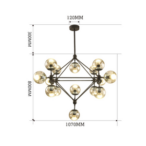 Jason Miller Modo Diamond Style Chandalier - Staunton and Henry