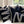 Heavy Linen Black Base and White Stripes Cushions - Staunton and Henry