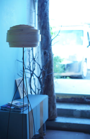 Studio Vayehi Roza Wood Veneer Floor Lamp - Staunton and Henry
