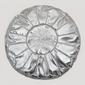 Moroccan Leather Pouf - Staunton and Henry