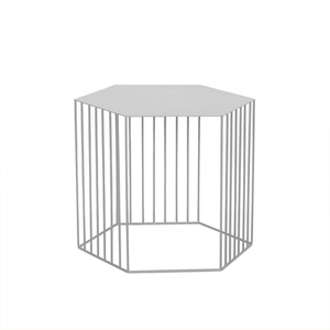 Hexagon Metal Frame Side Table - Staunton and Henry