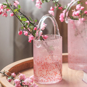 Pink Tote Bag Glass Vase - Staunton and Henry